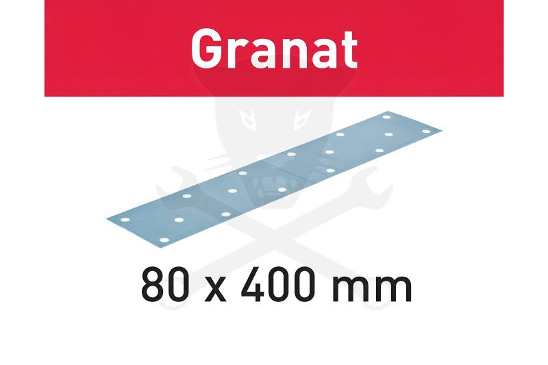 Csiszolócsík 400x80 mm STF 80x400 P120 GR/50 Granat 50 db - Festool