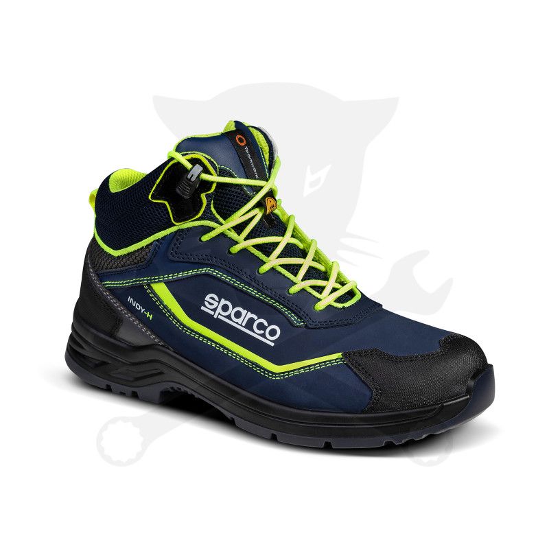 Munkavédelmi bakancs SPARCO - Indy-H Richmond S3S ESD kék-fluo 41-es
