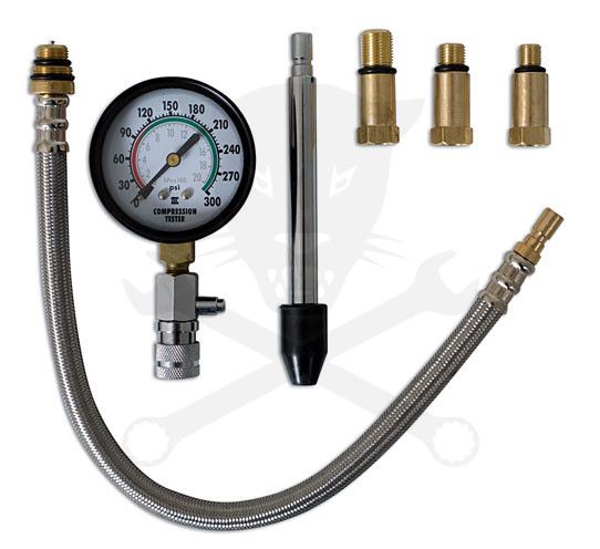 Kompressziómérő benzines univerzális 6 db-os készlet - Gunson