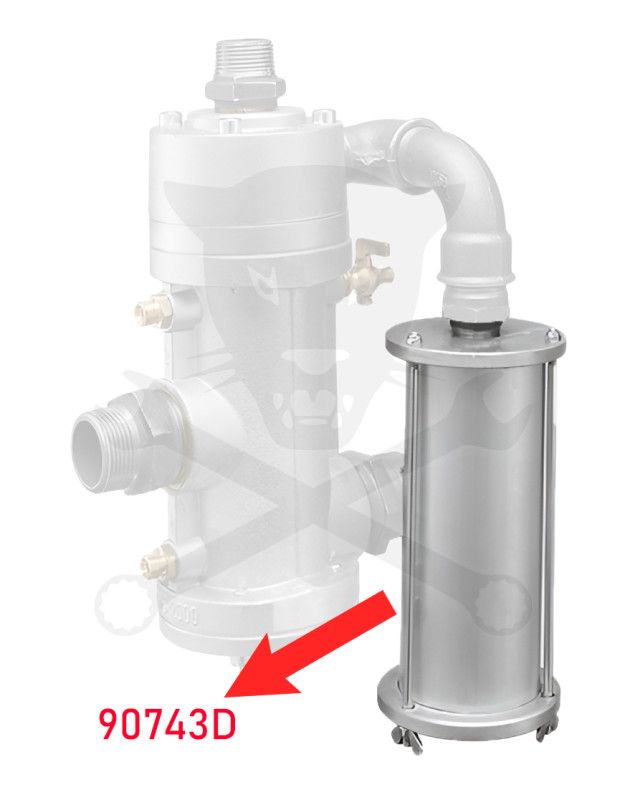 Homokfúvó géphez CLEMCO RMS-110 Hangtompító egység