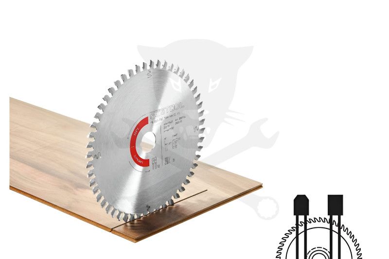 Körfűrészlap, keményfémlapkás laminált/HPL 160x1.8x20 mm TF52 - Festool