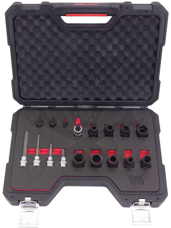 Féknyeregkulcs készlet 18 db-os - speciális méretek - UNIVERZÁLIS