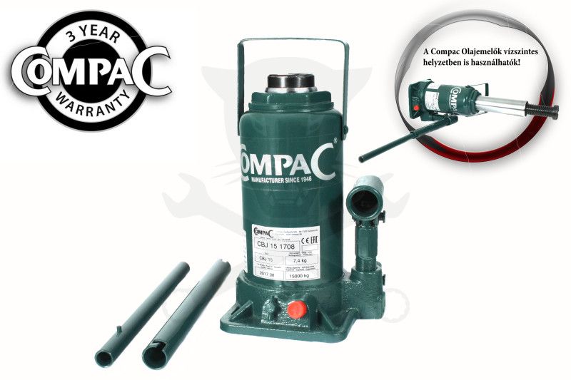 Olajemelő 15 tonnás Compac