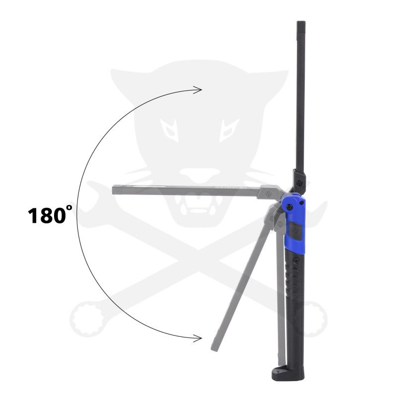 Szerelőlámpa LED COB ledes 7 mm vékony 3 funkciós akkus USB + mágnes