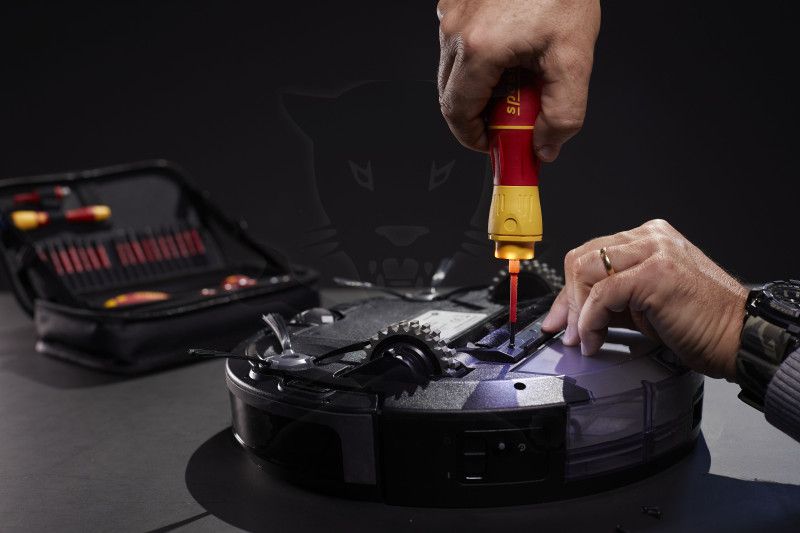 Szigetelt VDE 1000 V-os akkumulátoros csavarbehajtó klt SpeedE II 44318(591T101)