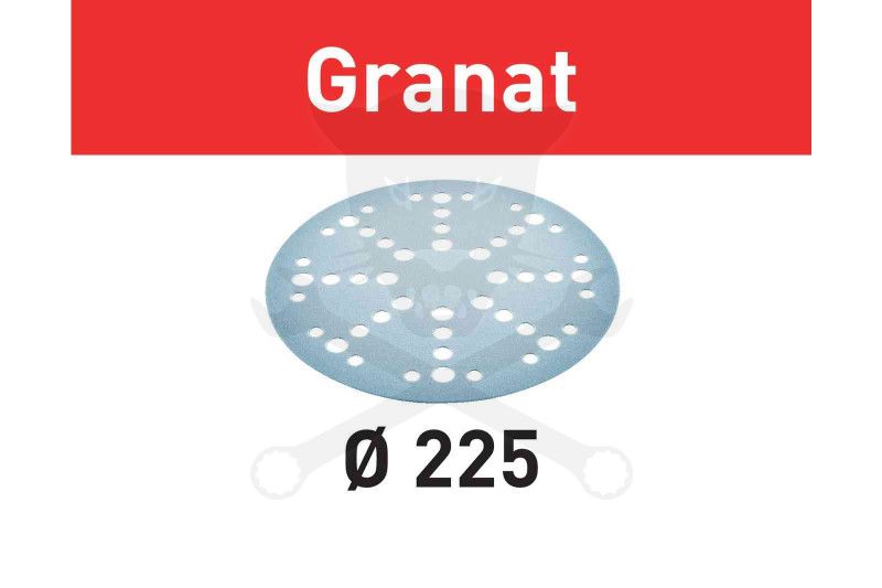 Csiszolópapír, tépőzáras 225 mm STF D225/48 P40 GR/25 Granat 25 db