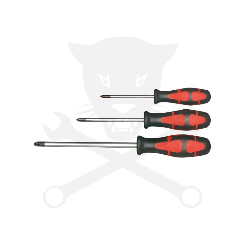 Csavarhúzó készlet 3 részes PH1-PH2-PH3 - Format