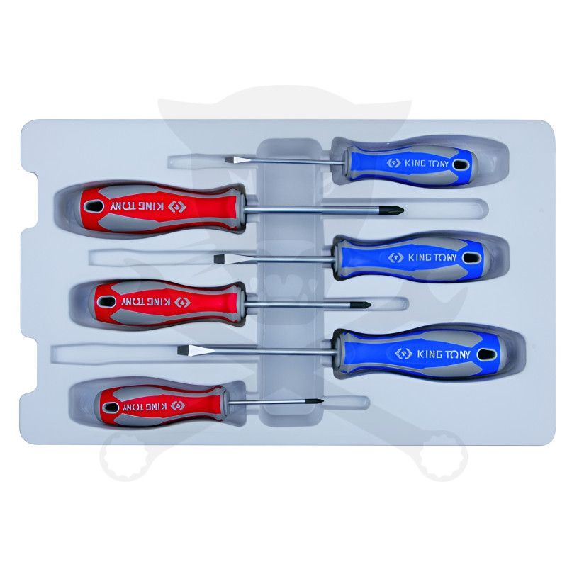 Csavarhúzó készlet 6 db-os King Tony