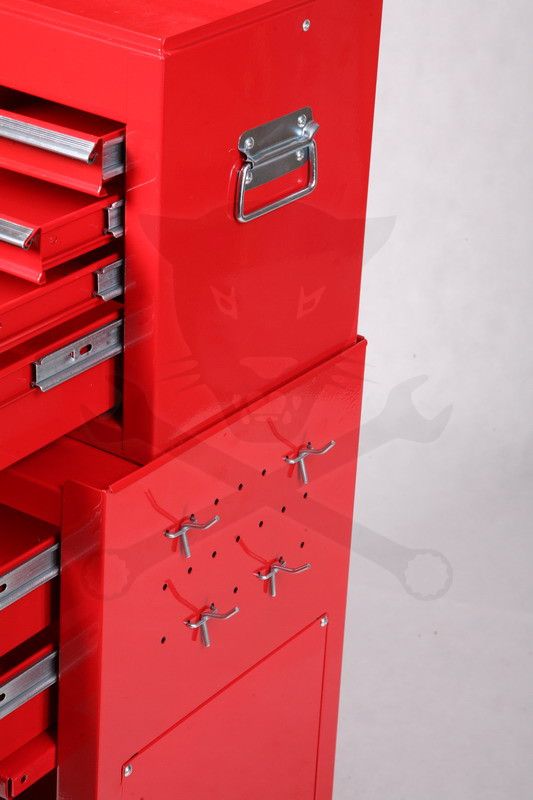 Szerszámos kocsi 2 részes 8 fiókos+2 tárolós