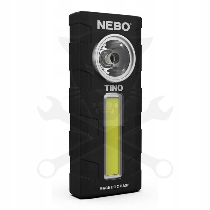 Szerelőlámpa LED COB + 1 ledes kampós akkus lámpa