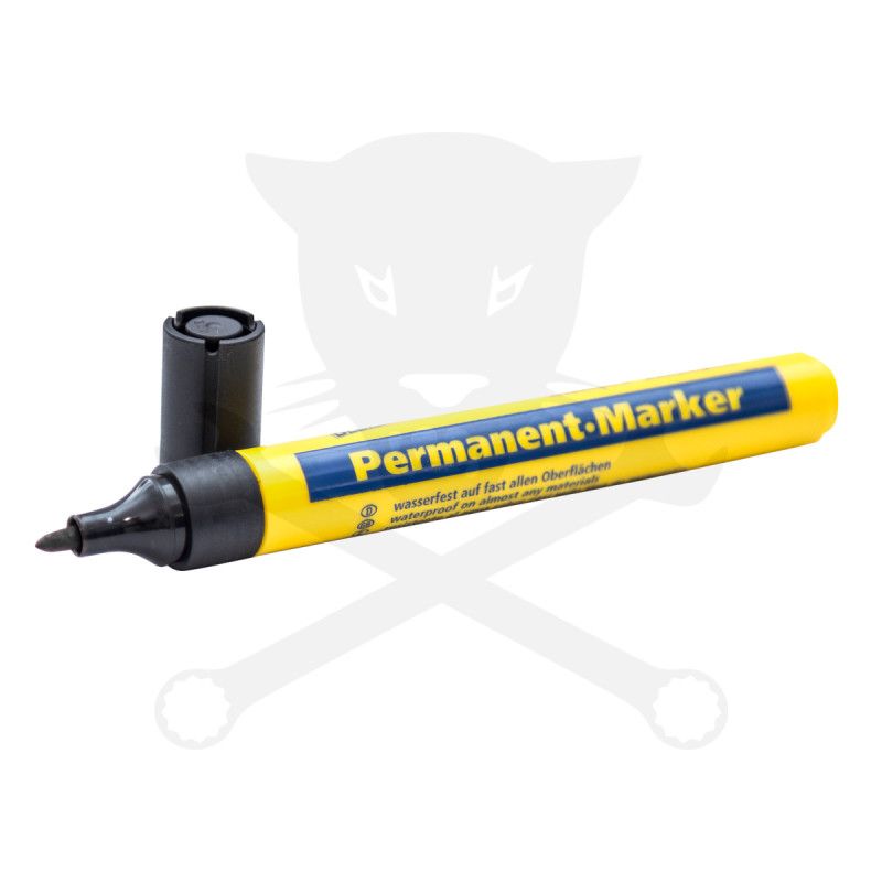 Jelölő filctoll, fekete 1.5-3.0 mm - Bleispitz