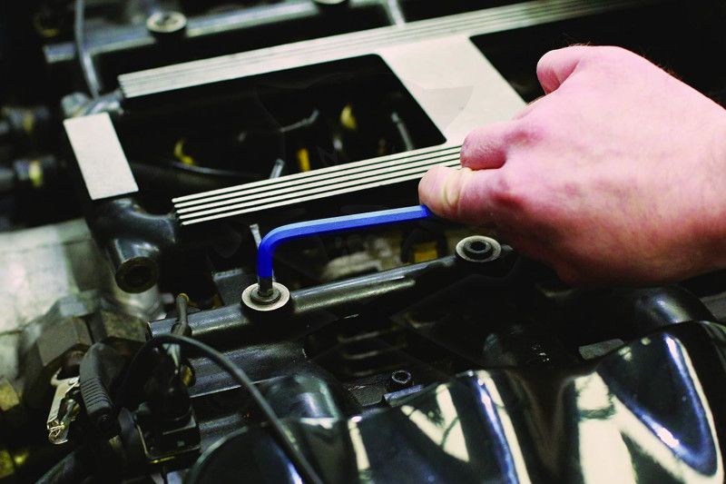 Imbuszkulcs készlet 13 db-os gömbvégű, mágneses - H2 - H19 - Laser