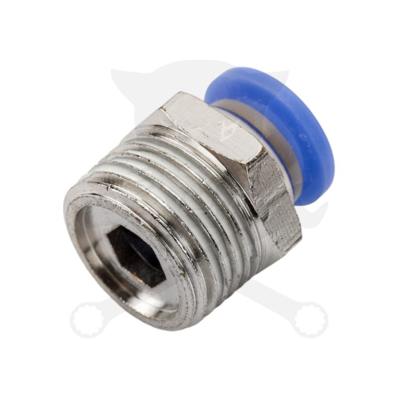 Levegős csatlakozó műanyag csőhöz 10 mm - KM 1/2