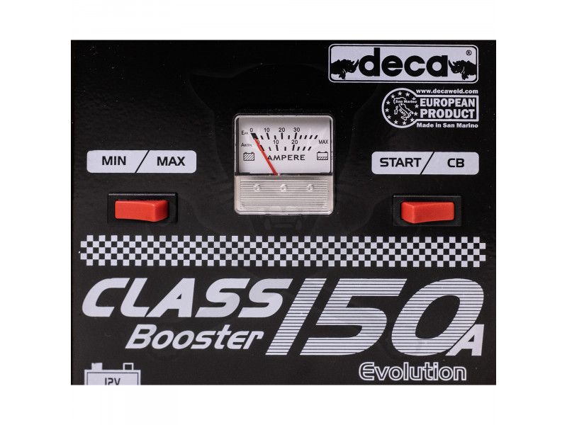 Akkumulátor töltő 12V 18 A + indító-bikázó 150 A - Deca