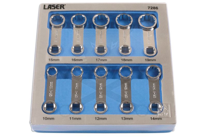 Adapter kulcs-készlet nyomatékkulcshoz 3/8" 10 db-os 10-19 mm