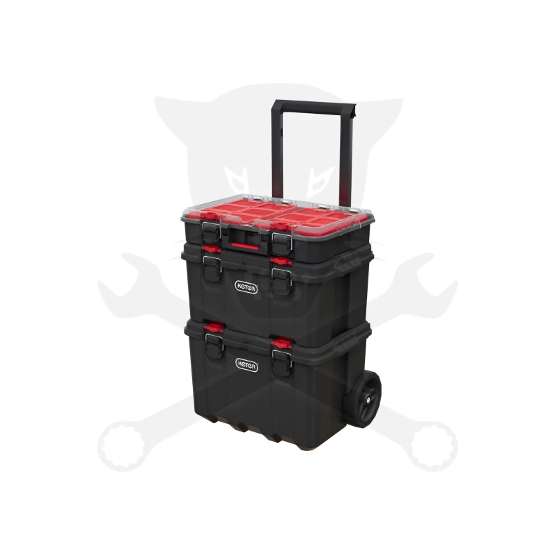 Szerszámos láda, gurulós - tárolórendszer Stack'N'Roll - KETER