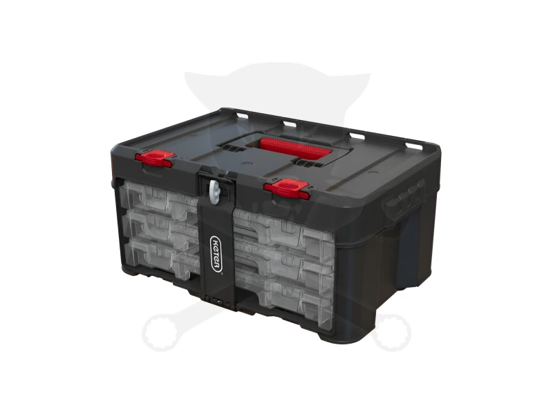 Szerszámos láda - szortimenter 481x332x233 mm 3 fiókos - Stack'N'Roll