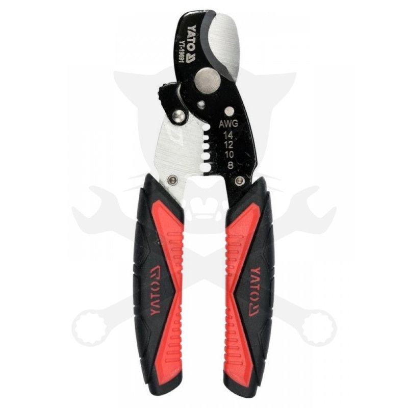 Kábelvágó és blankoló fogó 170 mm YATO