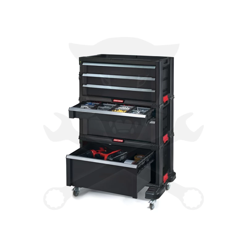 Szerszámos láda - tárolórendszer 3 az 1-ben 6 fiókos - ToolChest - KETER