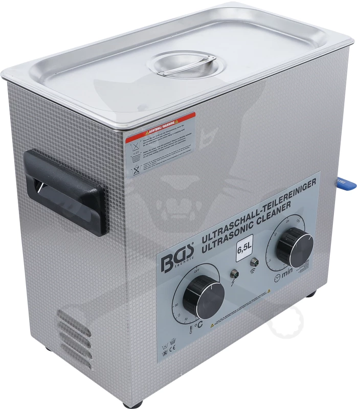 Ultrahangos tisztító berendezés 6,5 liter 180W + fűtés 300W