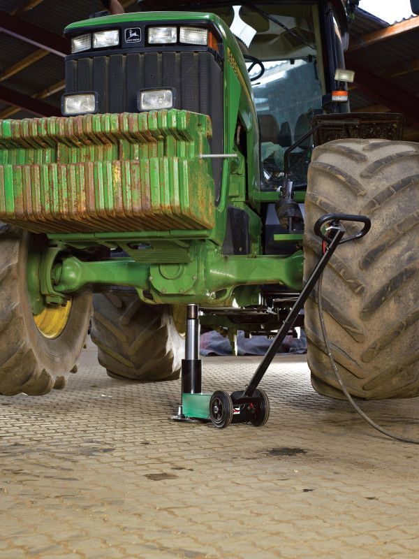 Emelő levegős 28 t - szimpla teleszkópos - 350-580 (780) mm - COMPAC