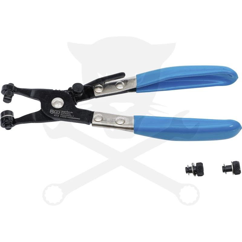 Bilincsfogó önzáró 200 mm - 2 pár cserélhető pofákkal - BGS