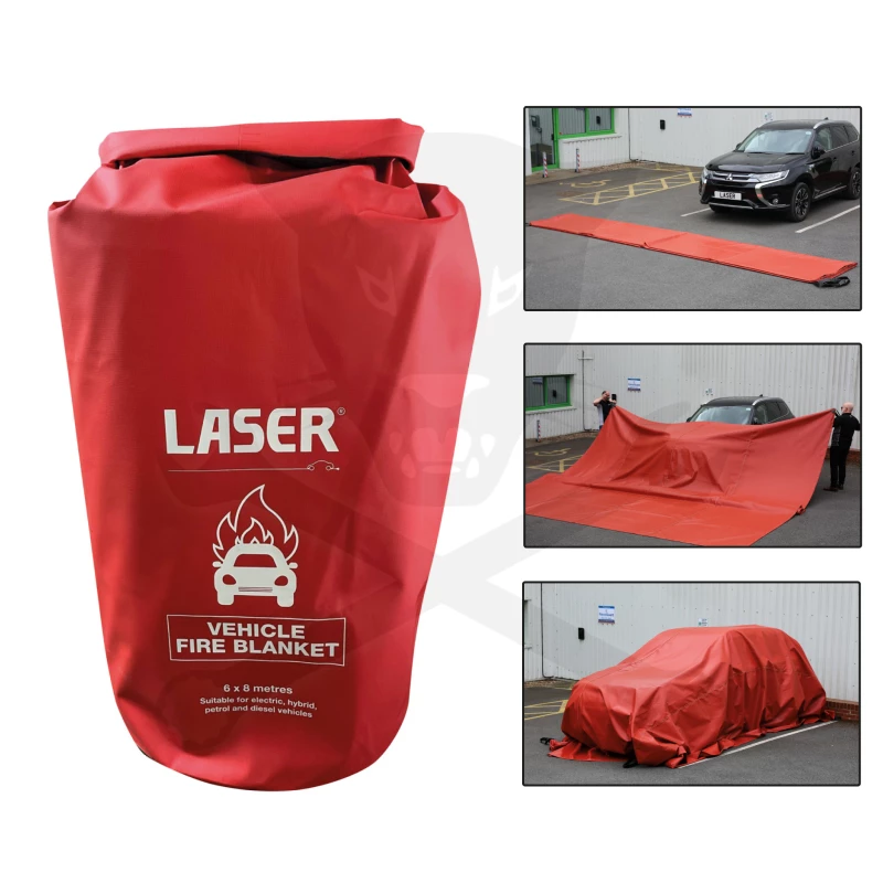 Tűztakaró járművekre 6x8 méter - Laser