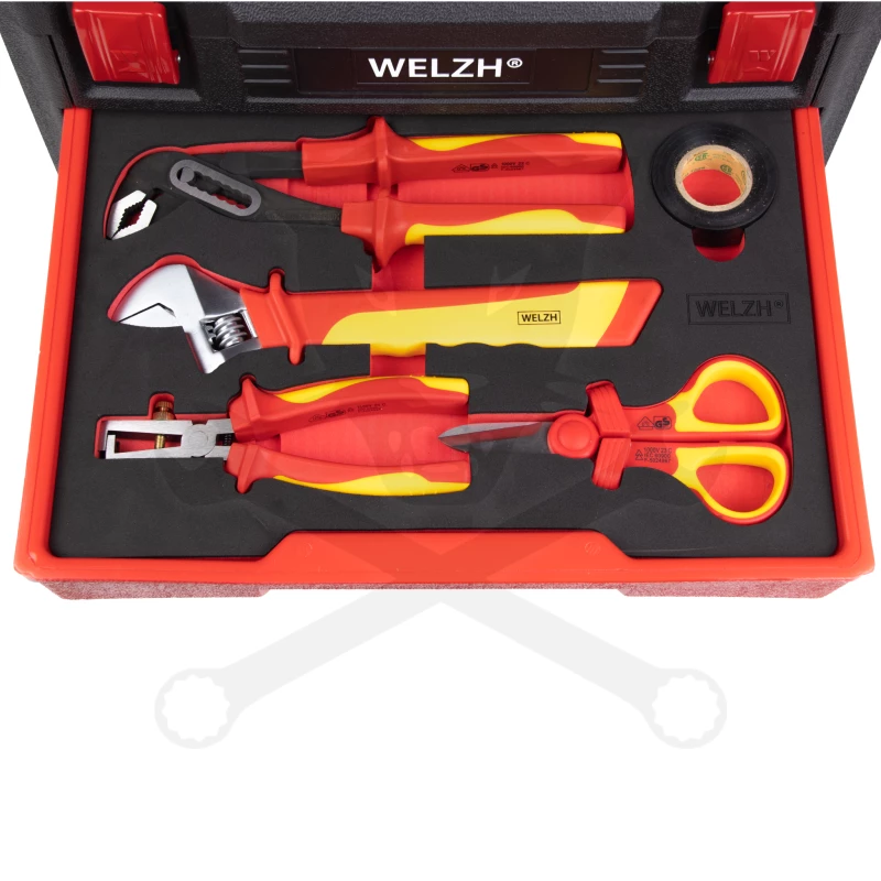 Szigetelt VDE 1000 V-os készlet 63 darabos - Hibrid Szerszám készlet