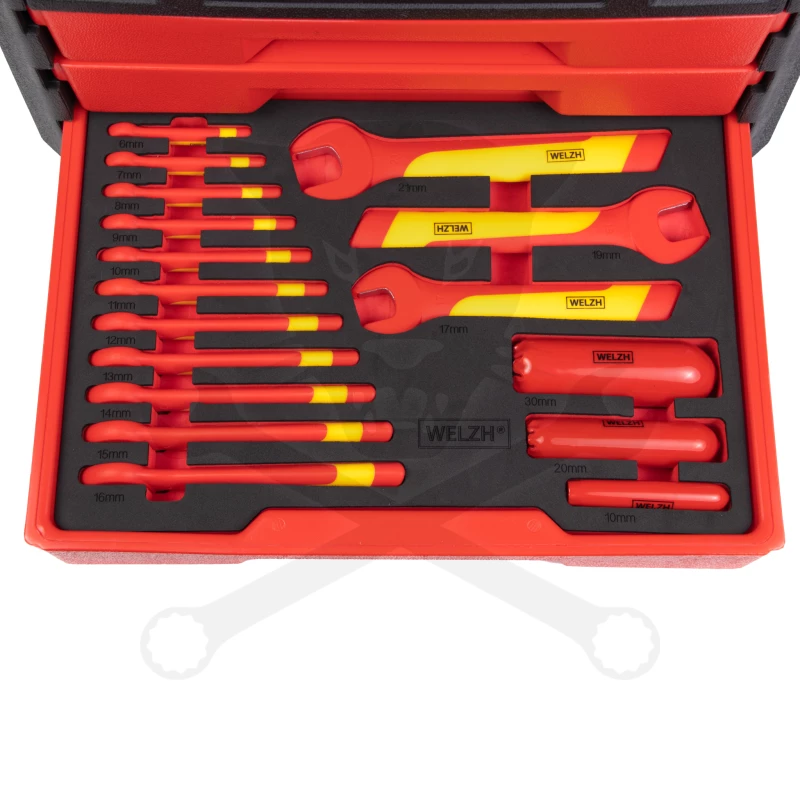 Szigetelt VDE 1000 V-os készlet 63 darabos - Hibrid Szerszám készlet