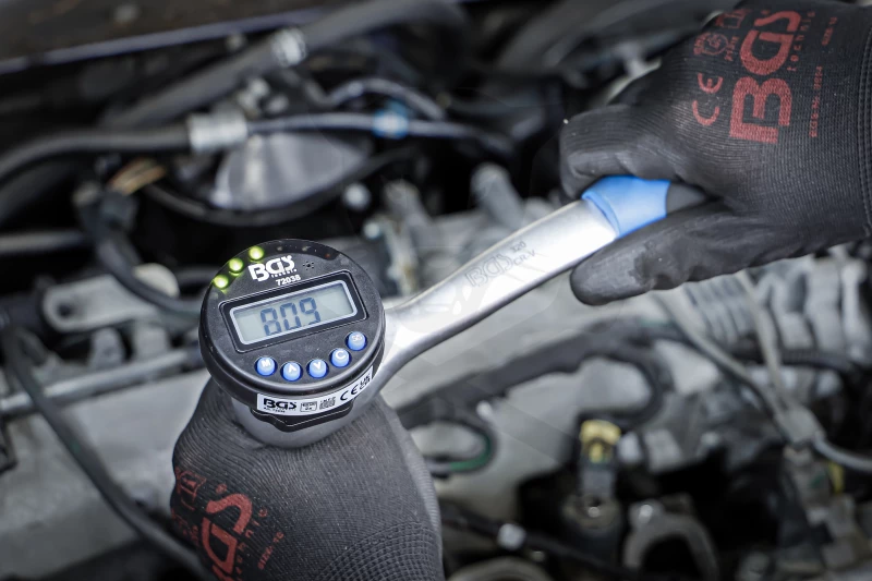 Szögmérő nyomatékkulcshoz - Digitális - 0-360° mágneses - BGS