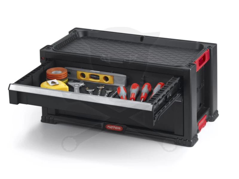 Szerszámos láda - tárolórendszer 2 fiókos - ToolChest - KETER