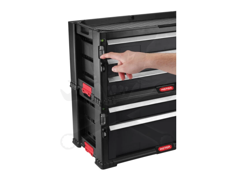 Szerszámos láda - tárolórendszer 2 fiókos - ToolChest - KETER