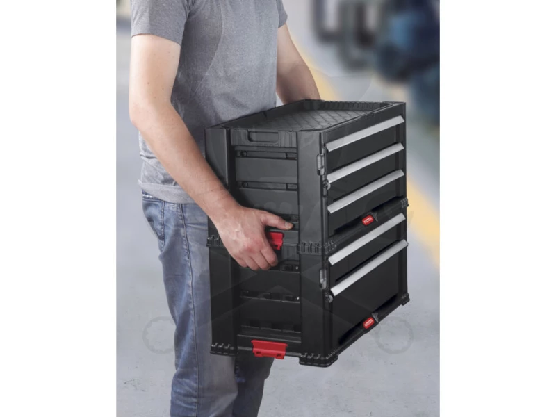 Szerszámos láda - tárolórendszer 3 fiókos - ToolChest - KETER