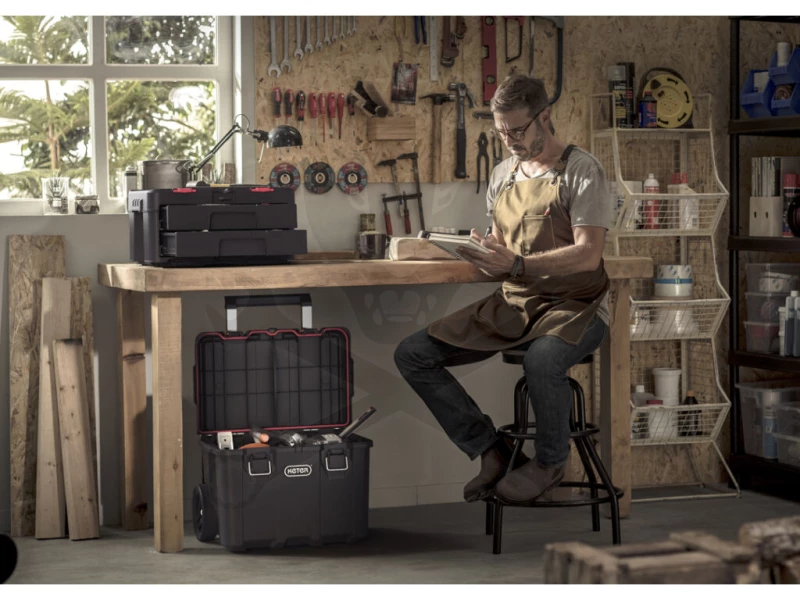 Szerszámos láda - szortimenter 481x332x233 mm 2 fiókos - Stack'N'Roll