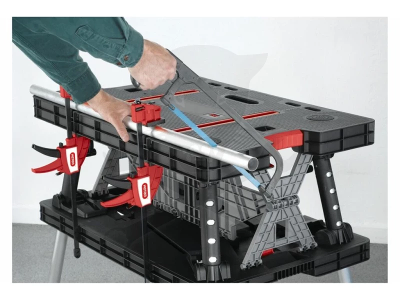 Munkaasztal müanyag-fém összecsukható - Keter