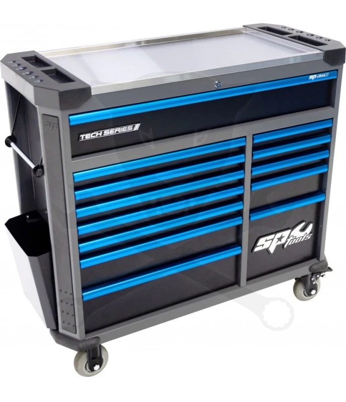 Szerszámos kocsi gyári-felszerelt 411 db 13 fiók SP Tools