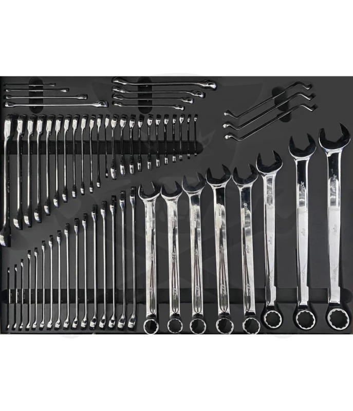 Csillag-Villás készlet 58 db-os szerszámos kocsiba QUAD DRIVE - SP Tools