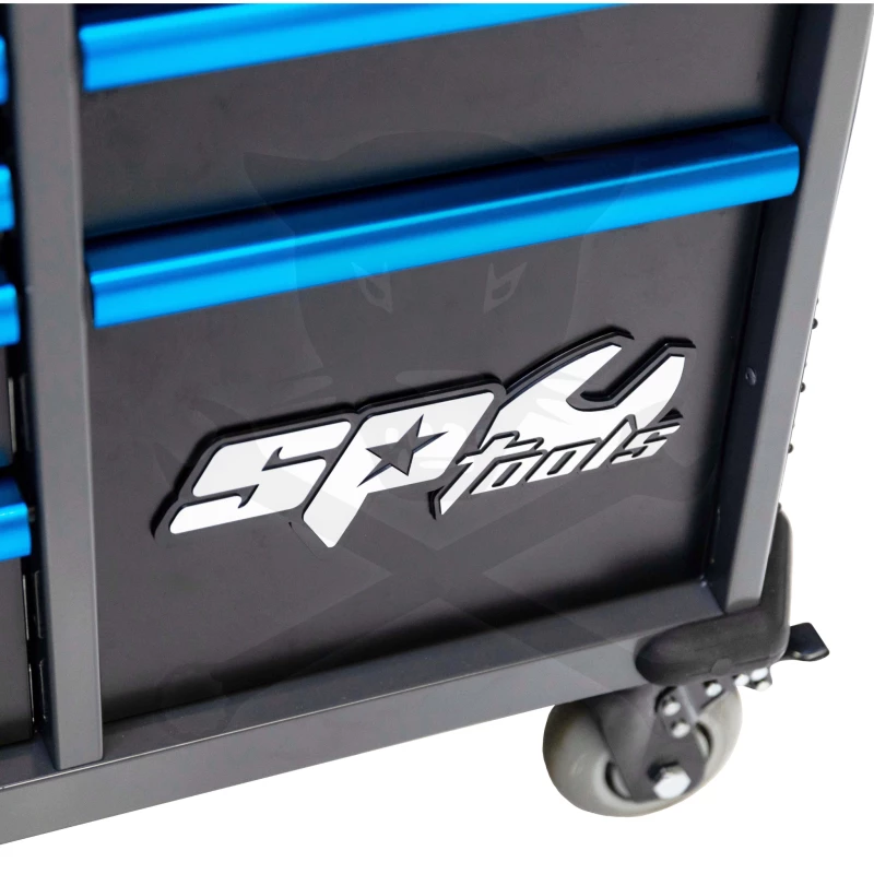 Szerszámos kocsi gyári-felszerelt 411 db-os 13 fiók TECH S. - SP Tools