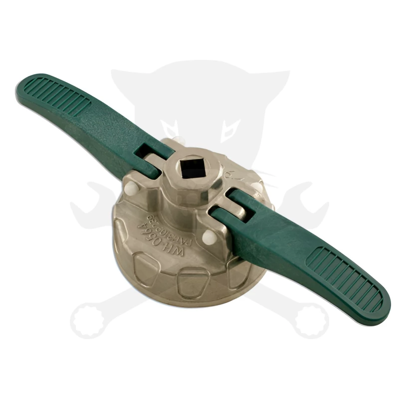 Olajszűrő leszedő kupak 64 mm x 14 lap szárnyas Alu