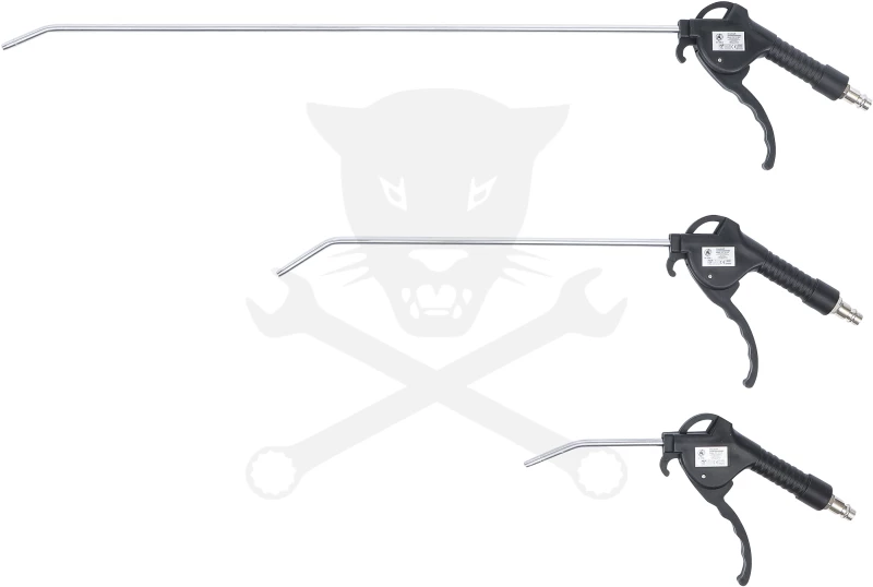 Lefújó pisztoly 3 db-os 110 mm, 300 mm, 500 mm készlet - BGS