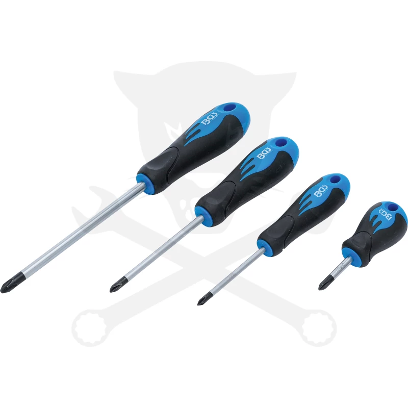 Csavarhúzó készlet, JIS PH1/2/3 - 4 db-os - BGS