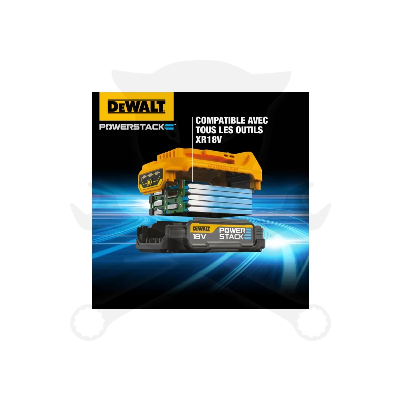 Akkumulátor 18V 1.7Ah Li-ion - gumírozott - DeWalt