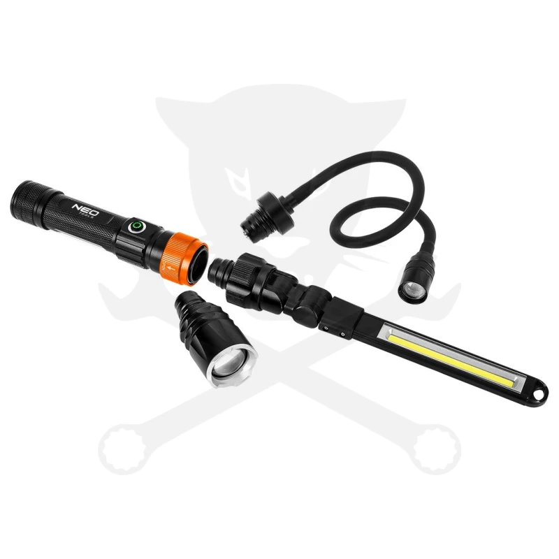 Szerelőlámpa LED 3az1-ben 2200 mAh - Neo Tools