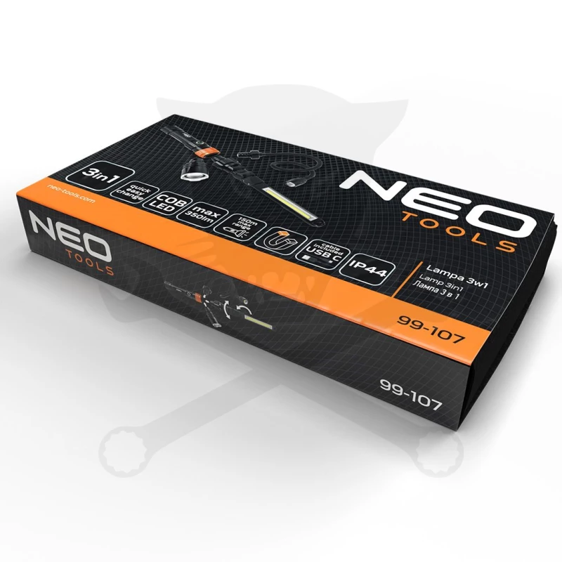 Szerelőlámpa LED 3az1-ben 2200 mAh - Neo Tools