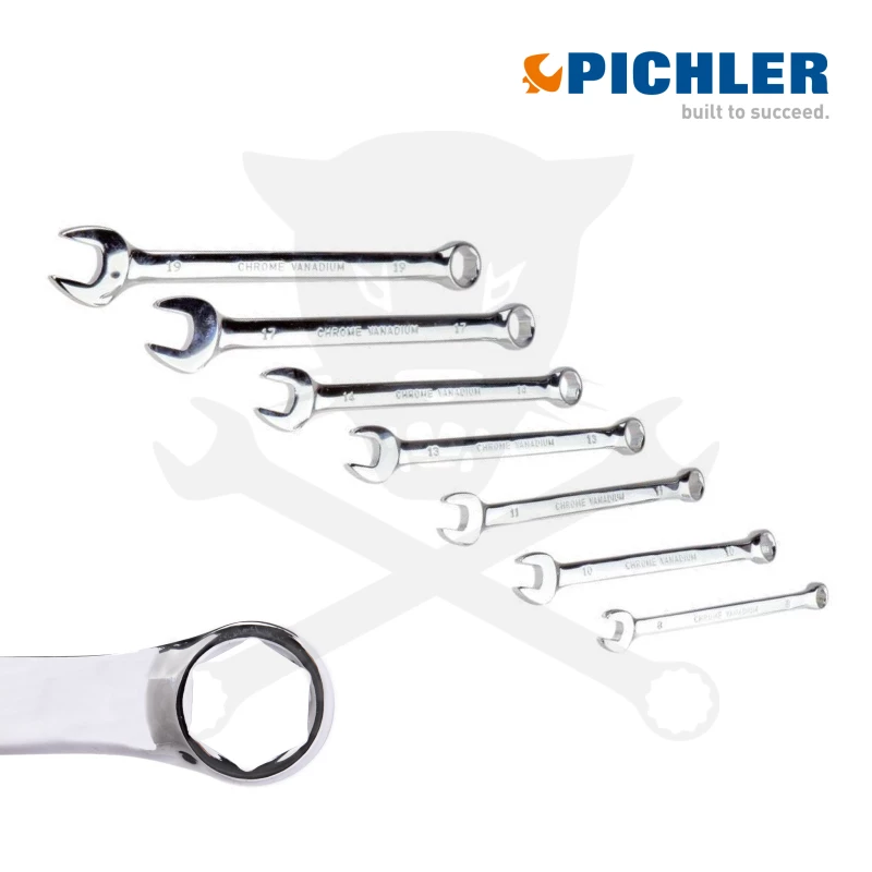 Csillag-villáskulcs készlet HATLAPÚ !!! 7 db-os 8-10-11-13-14-17-19 mm