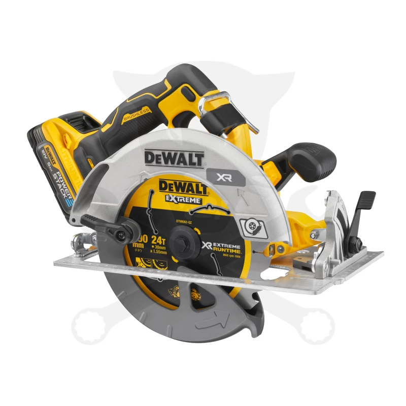 Körfűrész, kézi -akkus 18 V 2x5.0 Ah 190 mm -POWERSTACK- DeWalt