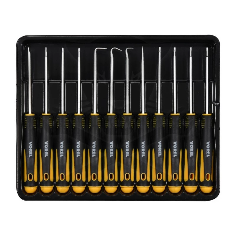 Csavarhúzó készlet Phillips, Lapos, Torx 12 db-os - Vorel