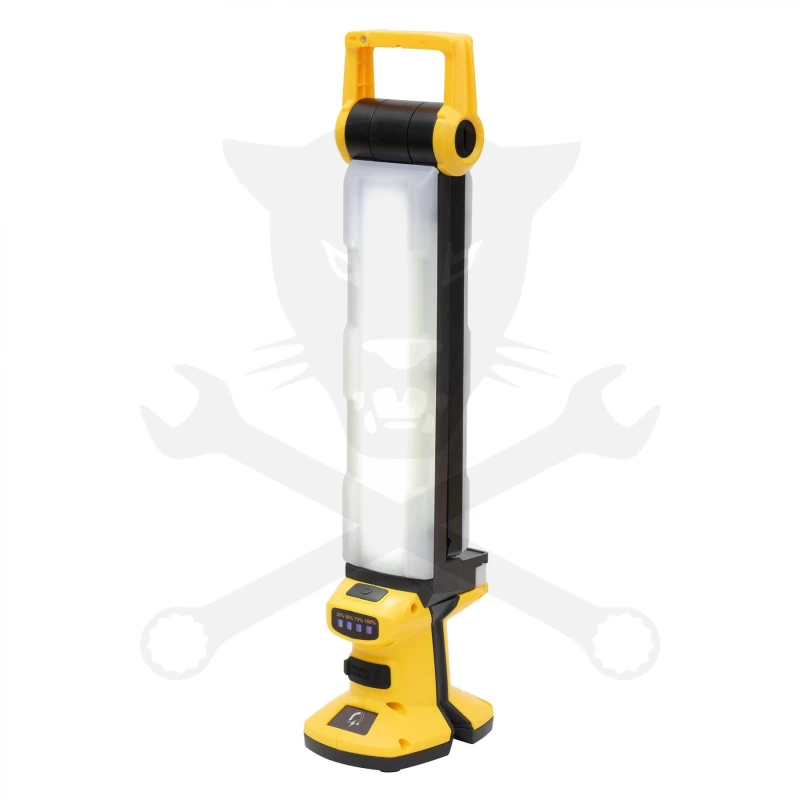 Szerelőlámpa - LED COB 3300 lm - 30W IP44 - akkus Sárga