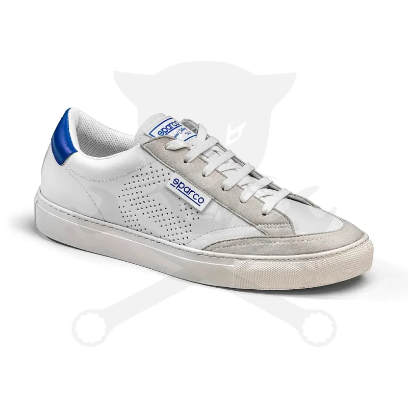 Munkacipő védelem nélküli irodai SPARCO - S-Time Fehér-Kék 43