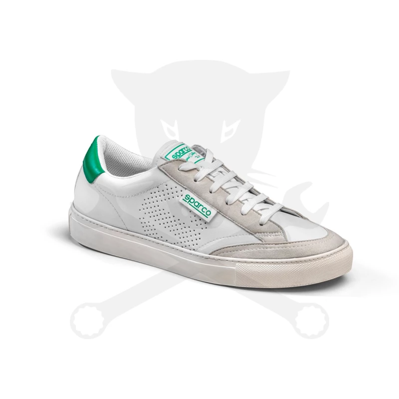 Munkacipő védelem nélküli irodai SPARCO - S-Time Fehér-Zöld 43